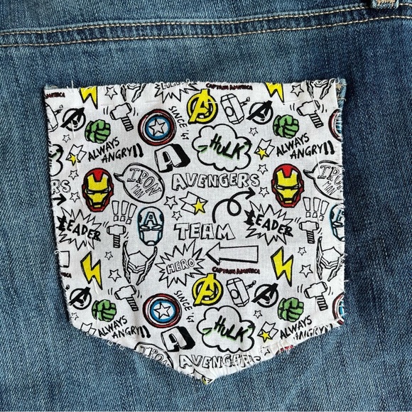 PAIGE Daryn Upcycled Avenger Jean Shorts size 31 - Picture 6 of 10